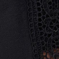 Pull-On Wide-Leg High-Rise Pant, DEEP BLACK, swatch