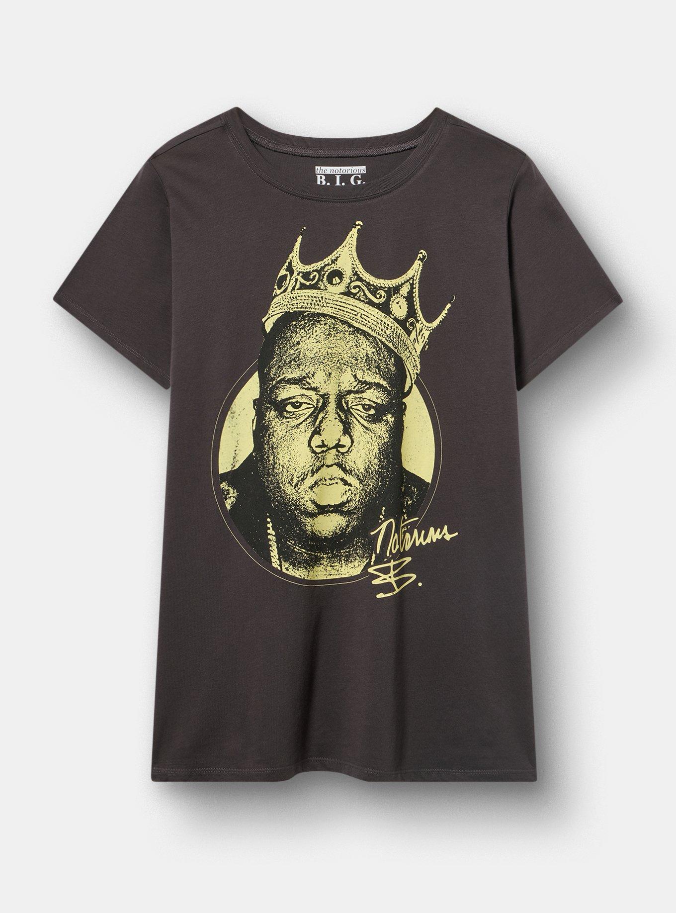 Biggie Smalls Classic Cotton Tee, BIGGIE SMALLS GRAFFITTI OBSIDIAN, hi-res