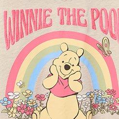 Disney Winnie The Pooh Classic Cotton V-Neck Tee, BE WHO YOU ARE POOH OATMEAL, swatch