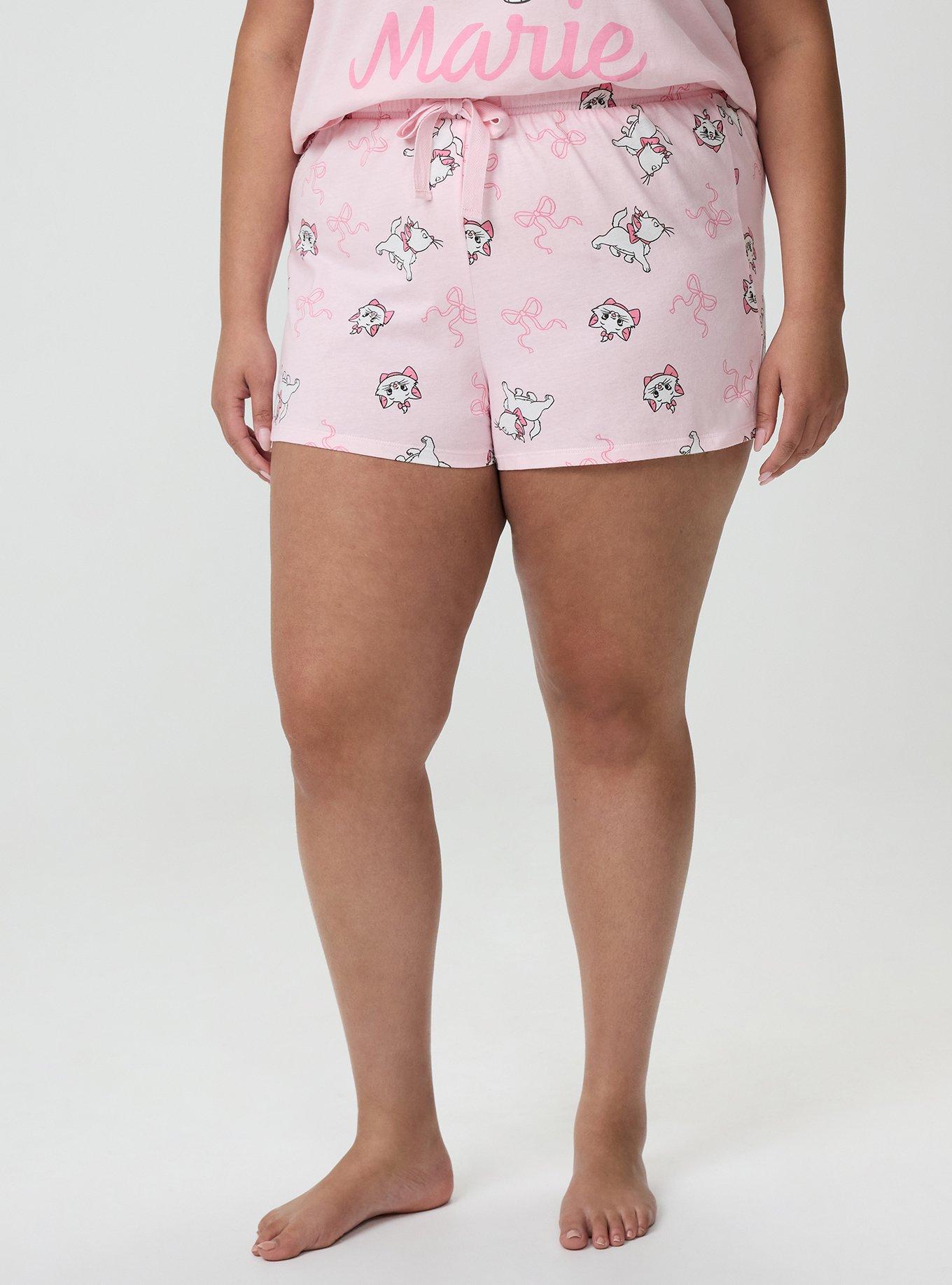 Disney Aristocats Sleep Short, MARIE BOW TOSS PARFAIT PINK, alternate