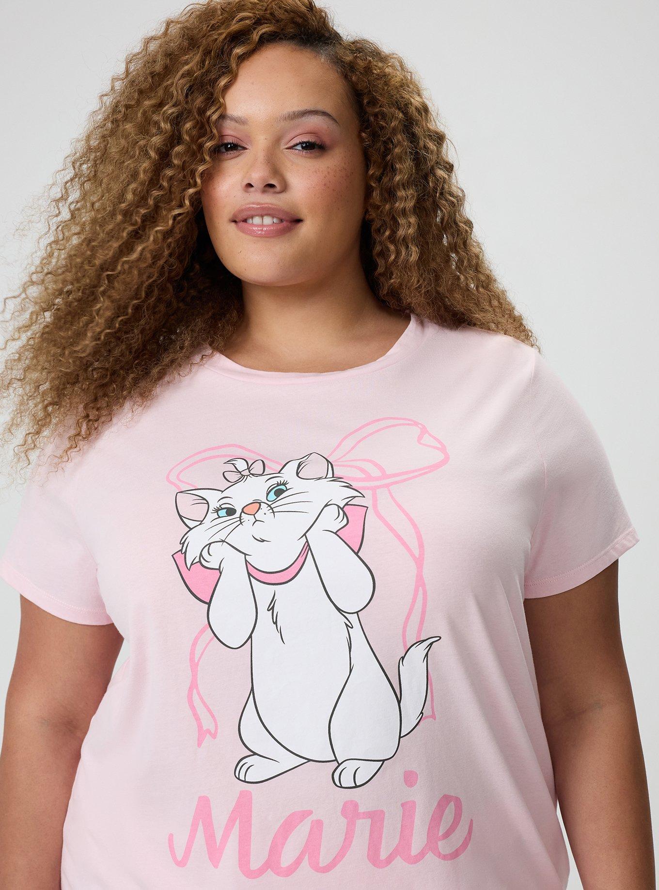 Disney Aristocats Sleep Top, MARIE BOW PARFAIT PINK, alternate