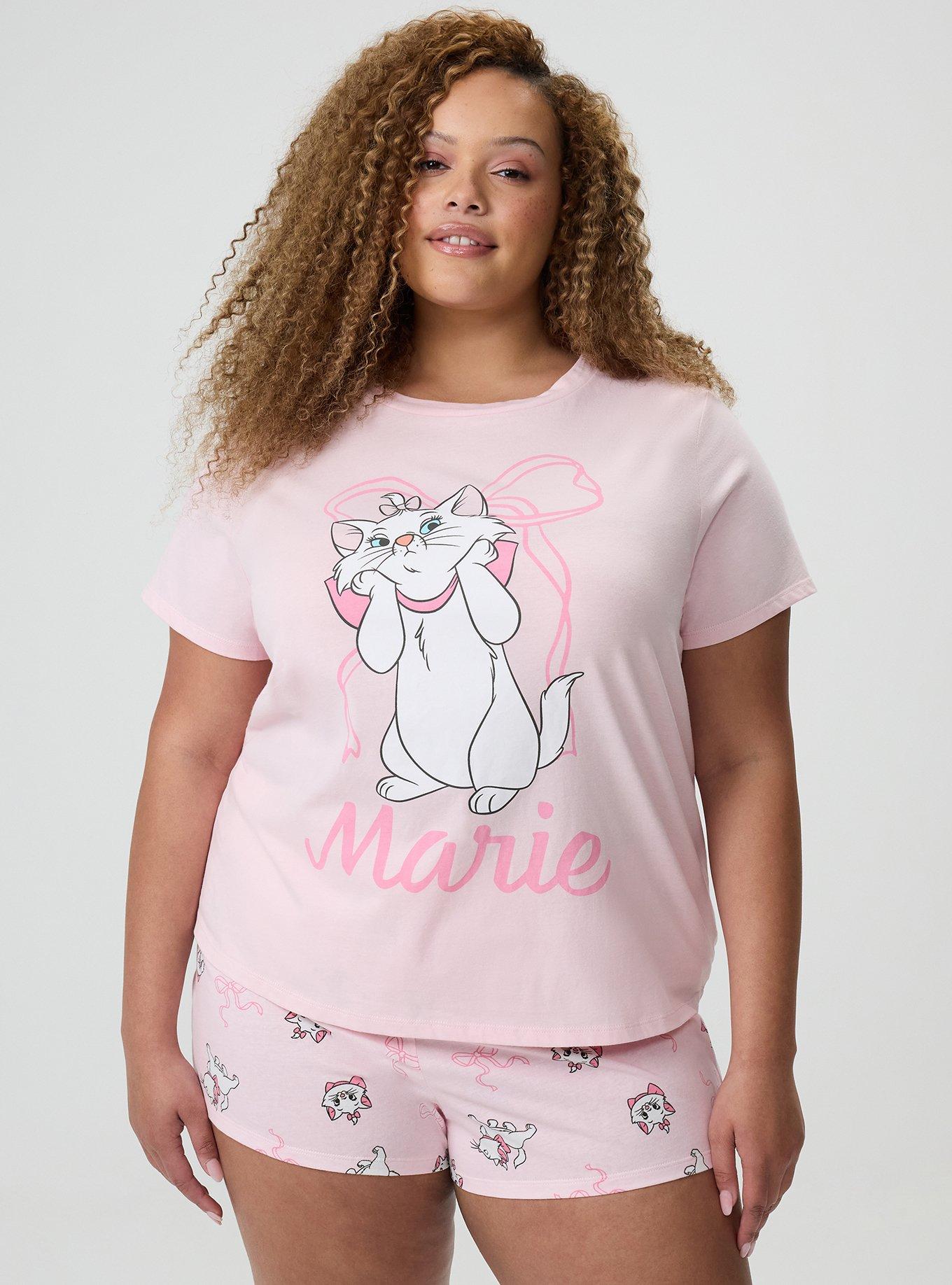Disney Aristocats Sleep Top, MARIE BOW PARFAIT PINK, alternate