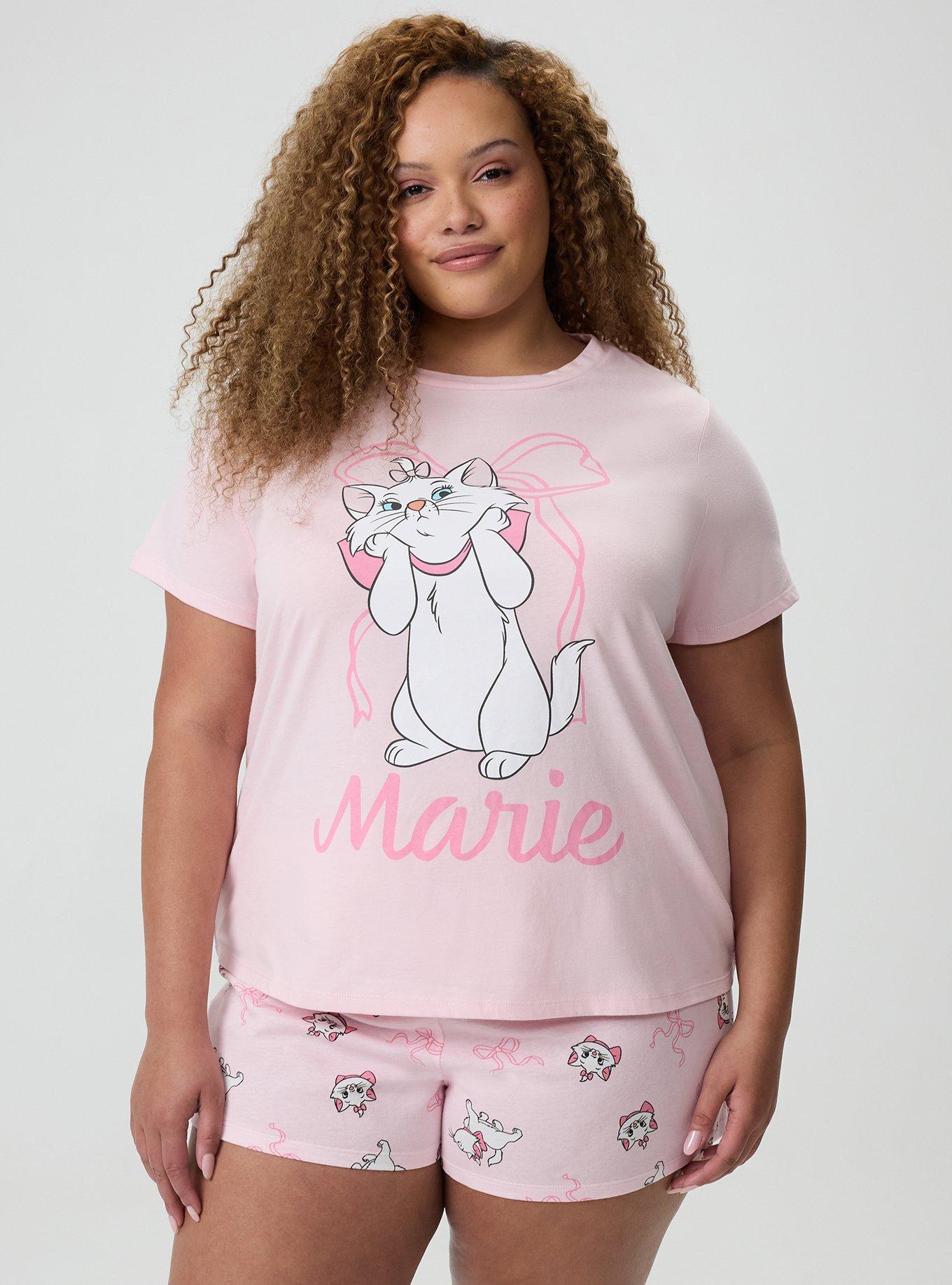 Disney Aristocats Sleep Top, MARIE BOW PARFAIT PINK, hi-res