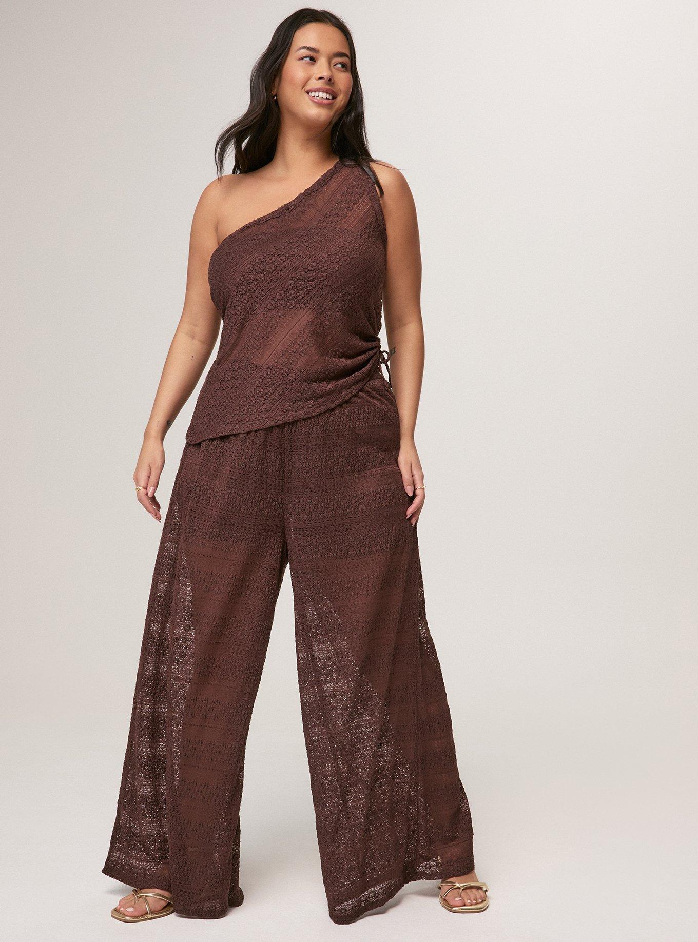 Festi Lace Pant, FRENCH ROAST, hi-res