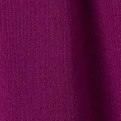 Split Seam Wide-Leg Gauze Pant, PLUM CASPIA, swatch