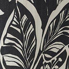 Split Seam Wide-Leg Gauze Pant, PARADISE FOLIAGE BLACK, swatch