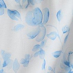 Pintuck Challis Top, FLORENCE FLORAL BLANC DE BLANC, swatch