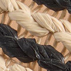 Raffia Slide (WW), BLACK, swatch