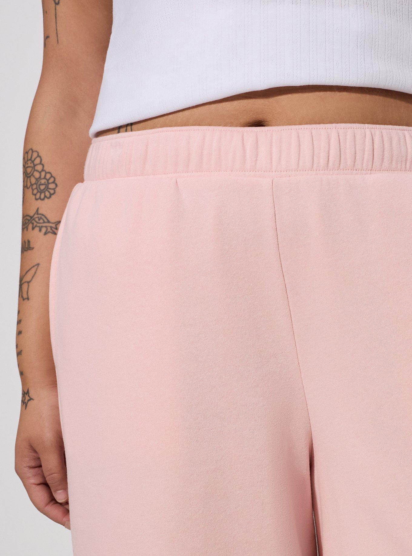 LoveSick High-Rise Wide Leg Sweatpant, SILVER PINK, alternate