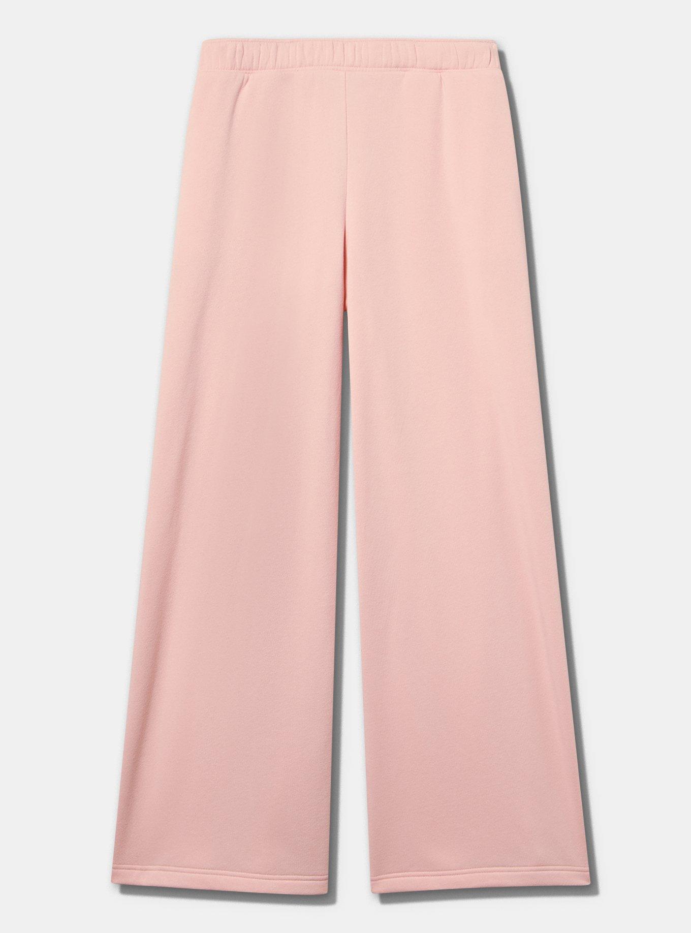 LoveSick High-Rise Wide Leg Sweatpant, SILVER PINK, flat