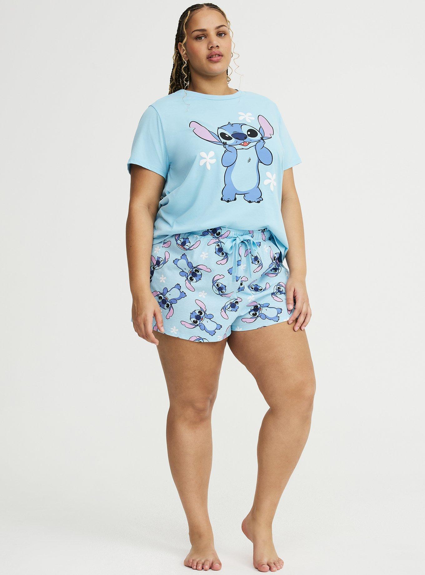 Disney Stitch Sleep Top, FLORAL STITCH, alternate