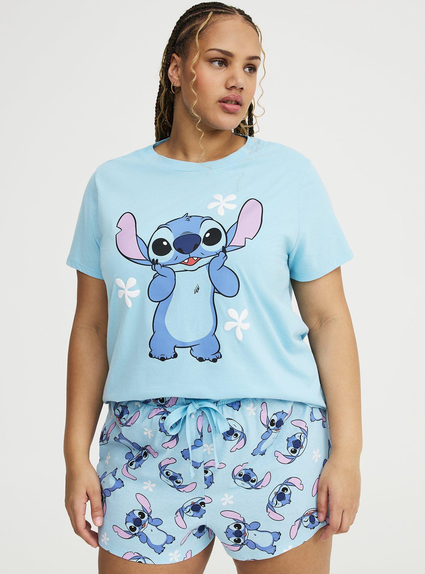 Disney Stitch Sleep Top, FLORAL STITCH, alternate