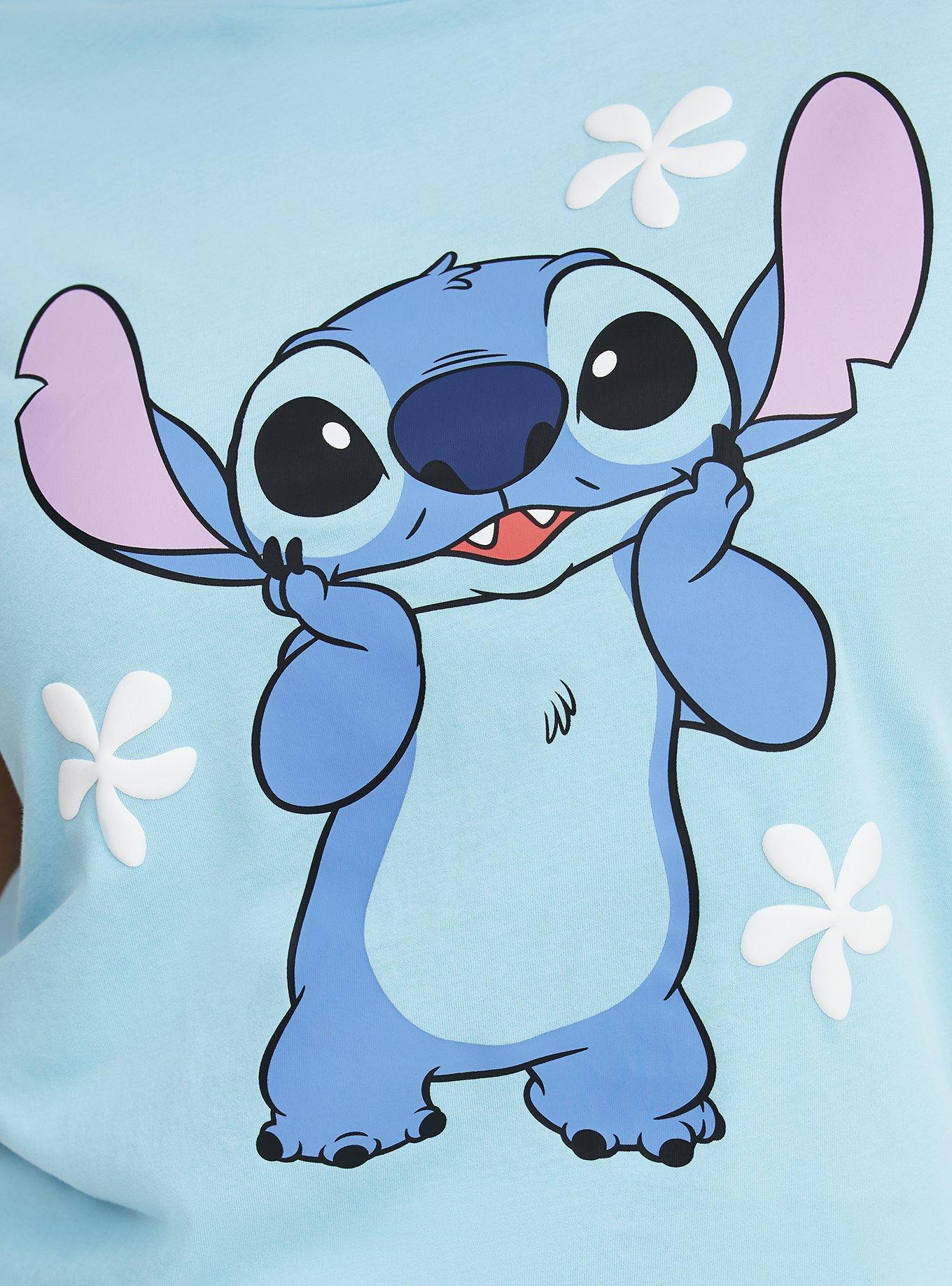 Disney Stitch Sleep Top, FLORAL STITCH, alternate