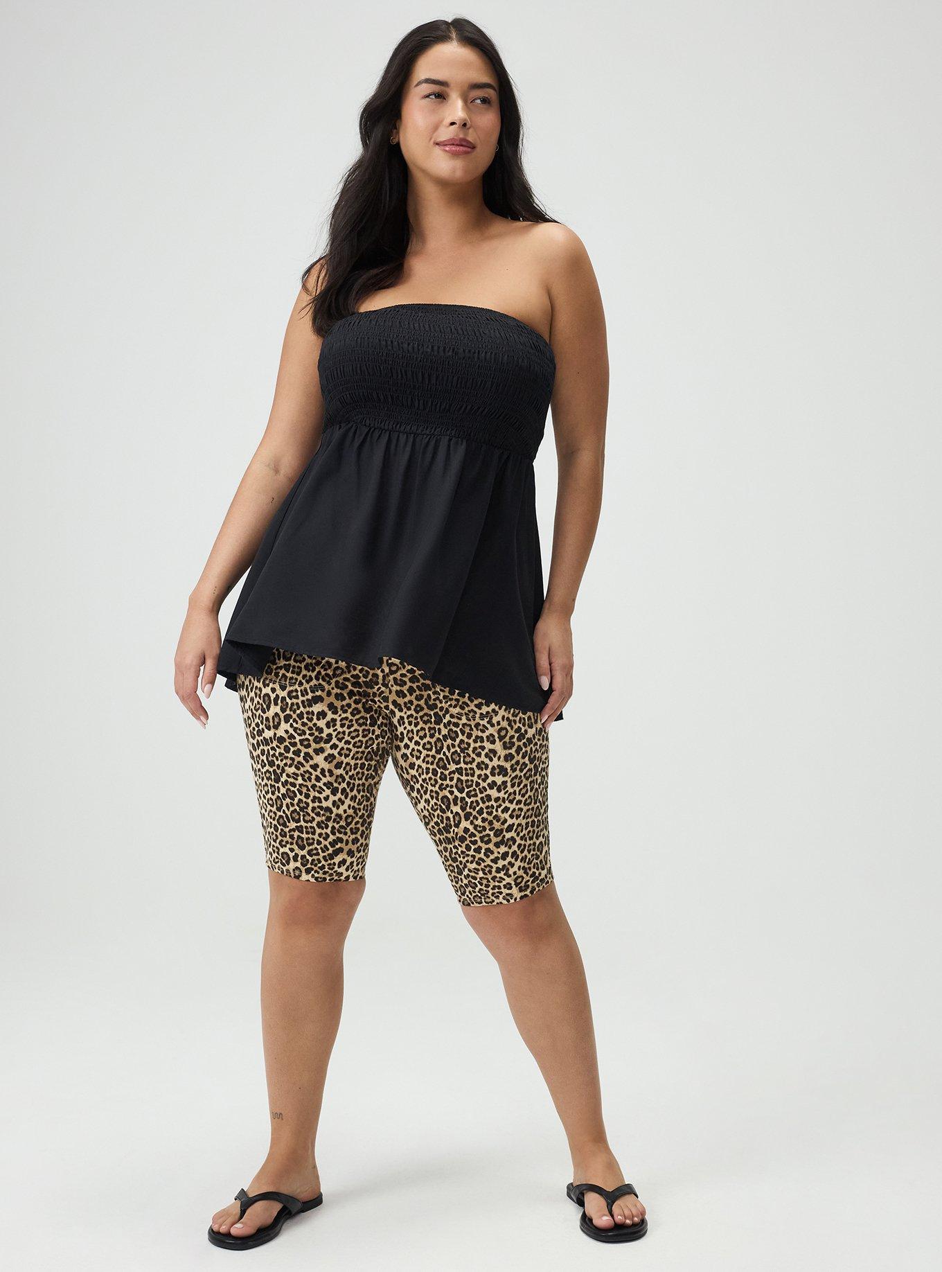 Smocked Tube Top, DEEP BLACK, alternate