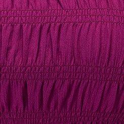 Peplum Gauze Smocked Top, PLUM CASPIA, swatch