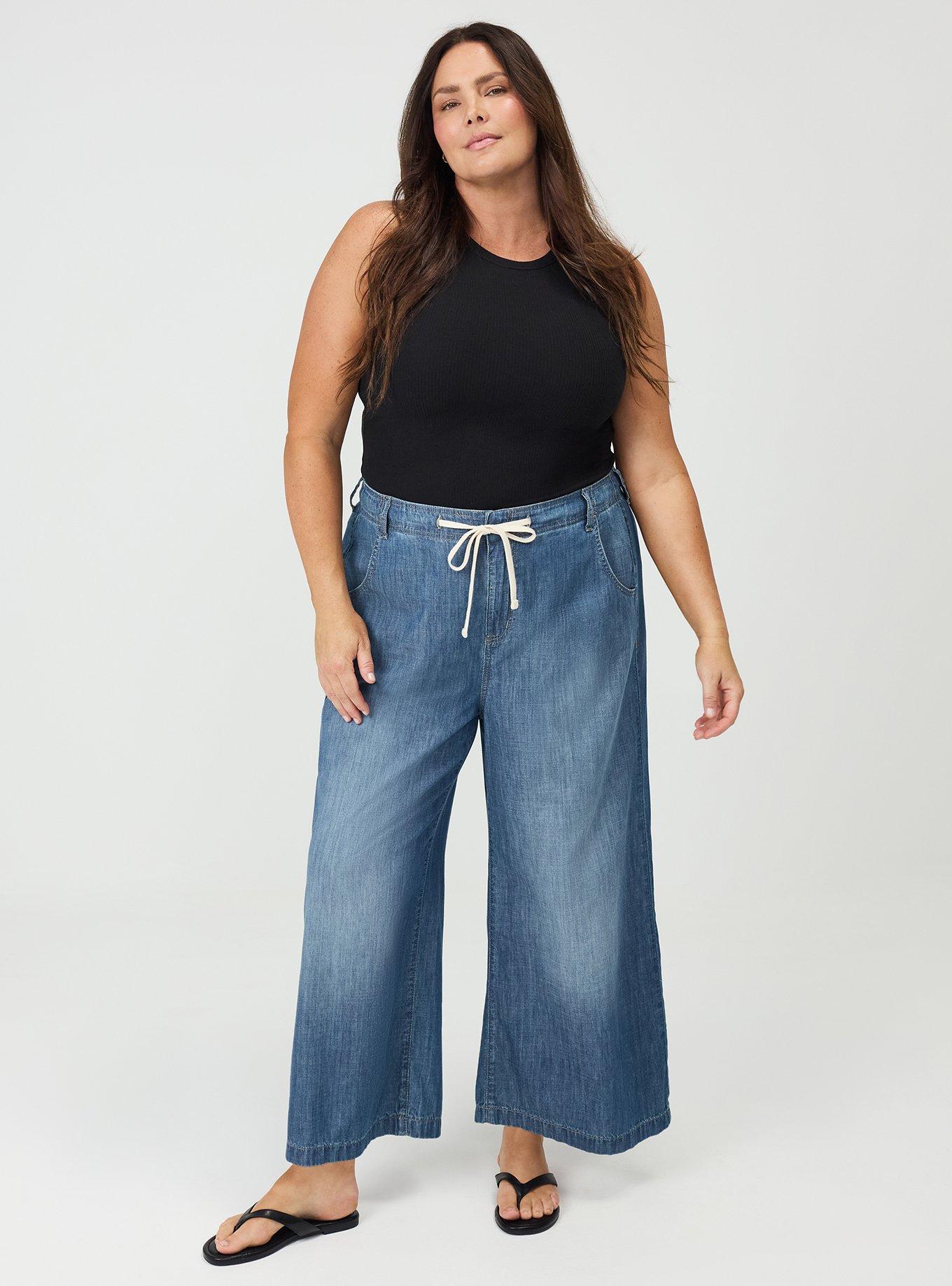High-Rise Wide-Leg Ankle Jean, MEDIUM WASH DENIM, hi-res