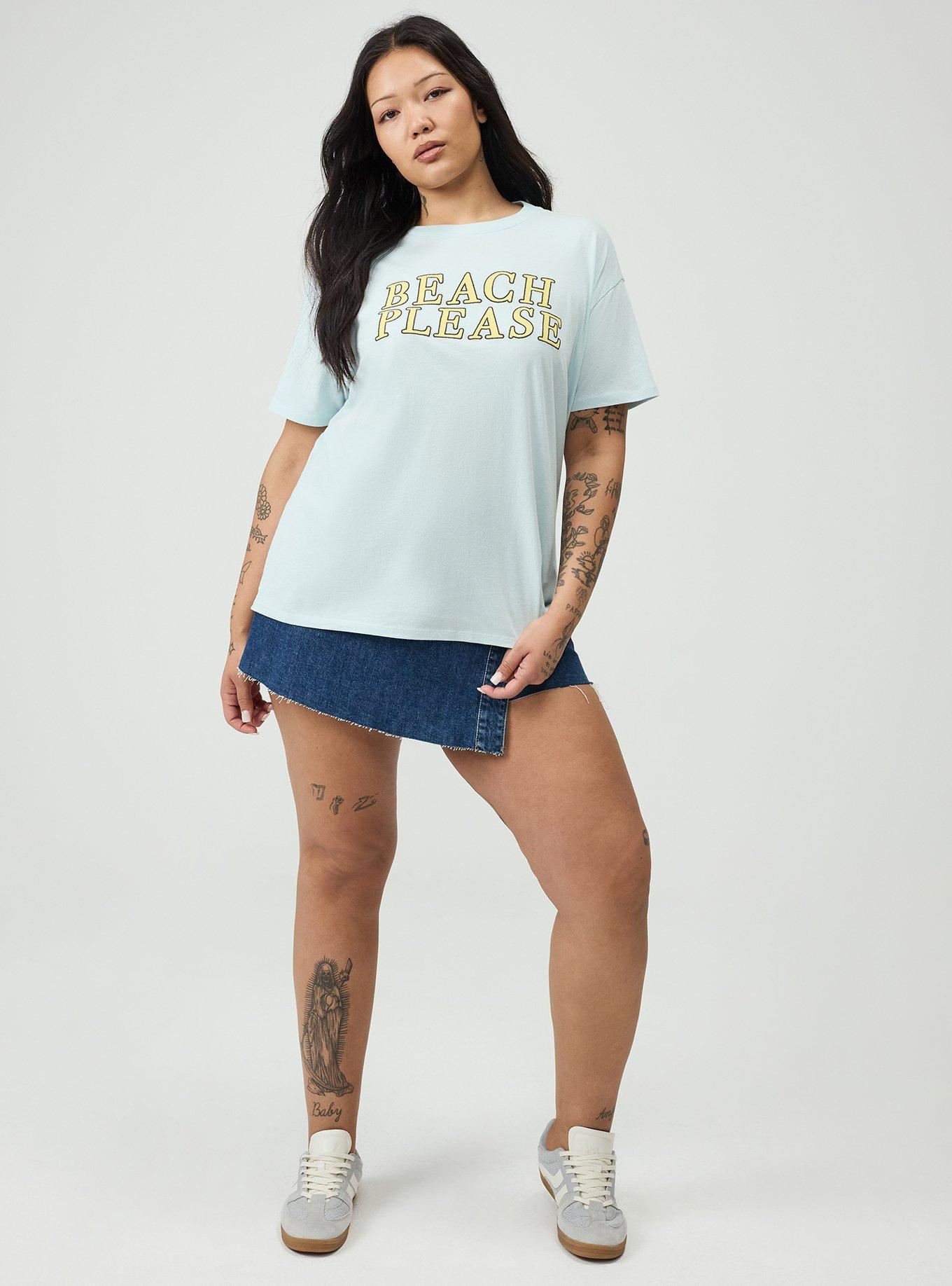 Mid-Rise Drapey Denim Skort, GIMLET, alternate