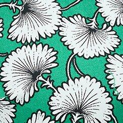 Collared Shirt Midi Dress, WINDING GINKGO LEAVES GREEN, swatch