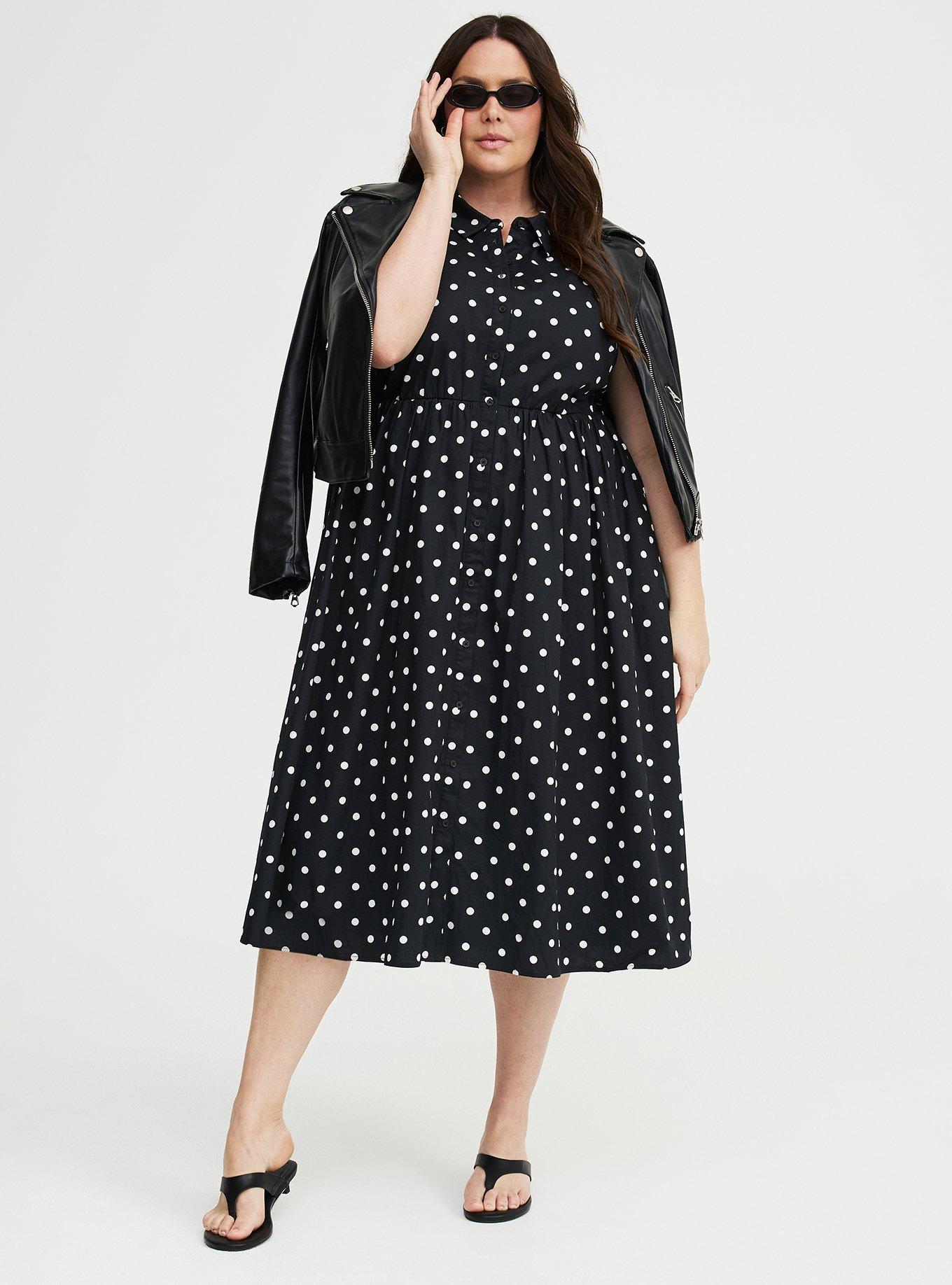 Collared Shirt Midi Dress, COMMIT DOT BLACK, alternate