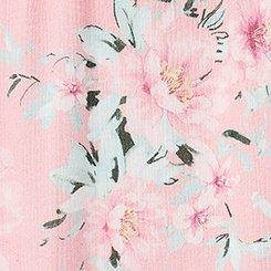 Tiered Gauze Maxi Dress, LOLLA FLORAL PINK, swatch