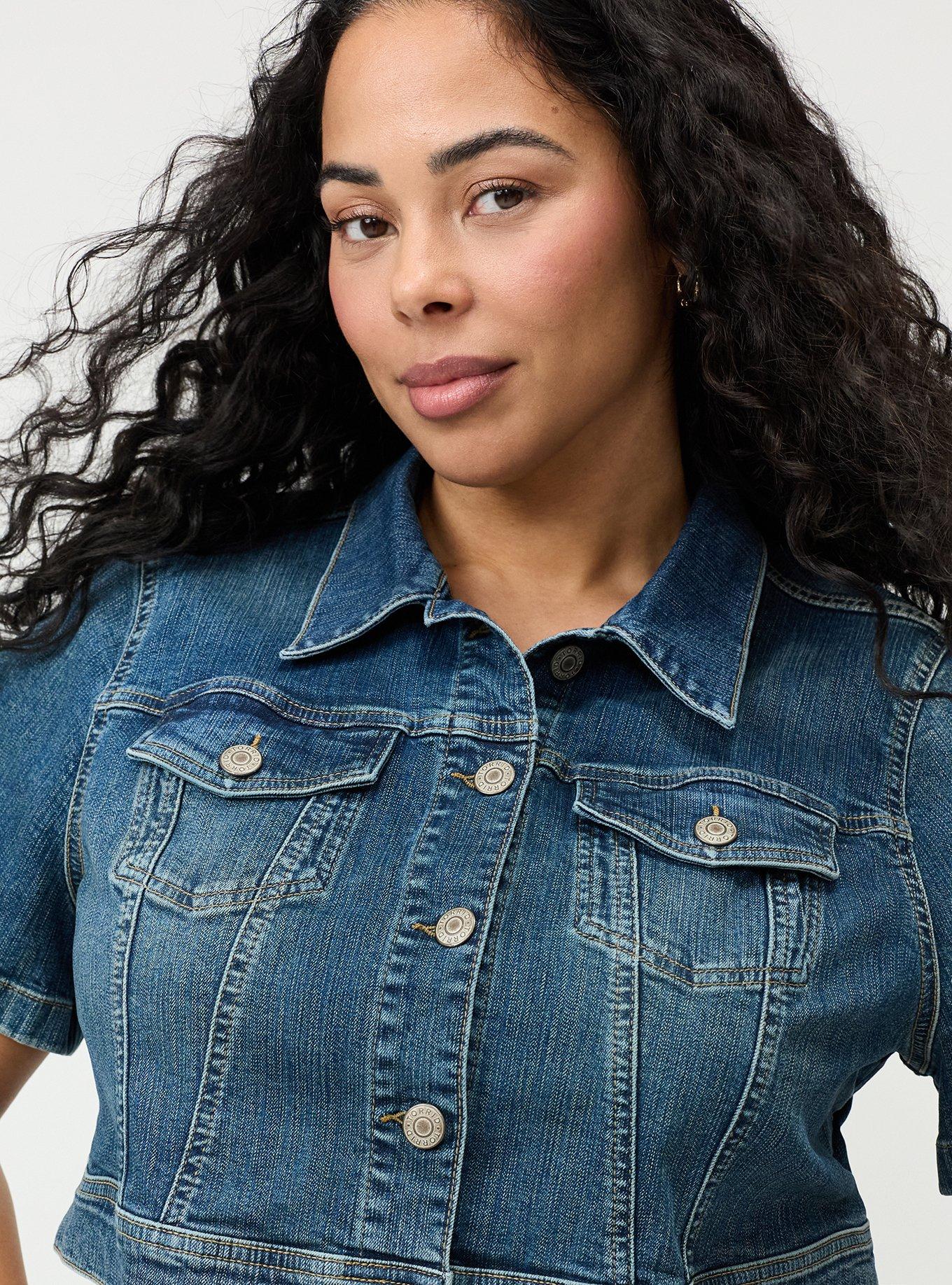 Short Sleeve Cropped Trucker, DRIVE THROUGH, alternate