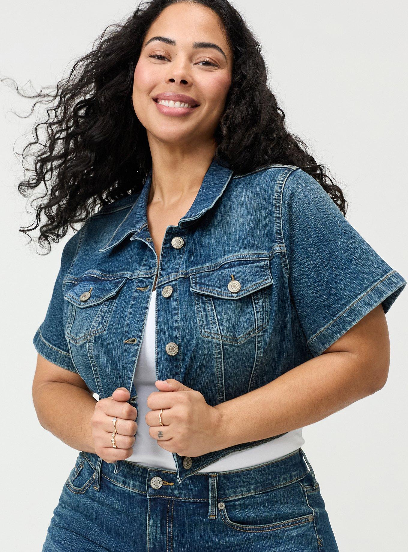 Short Sleeve Cropped Trucker, DRIVE THROUGH, alternate