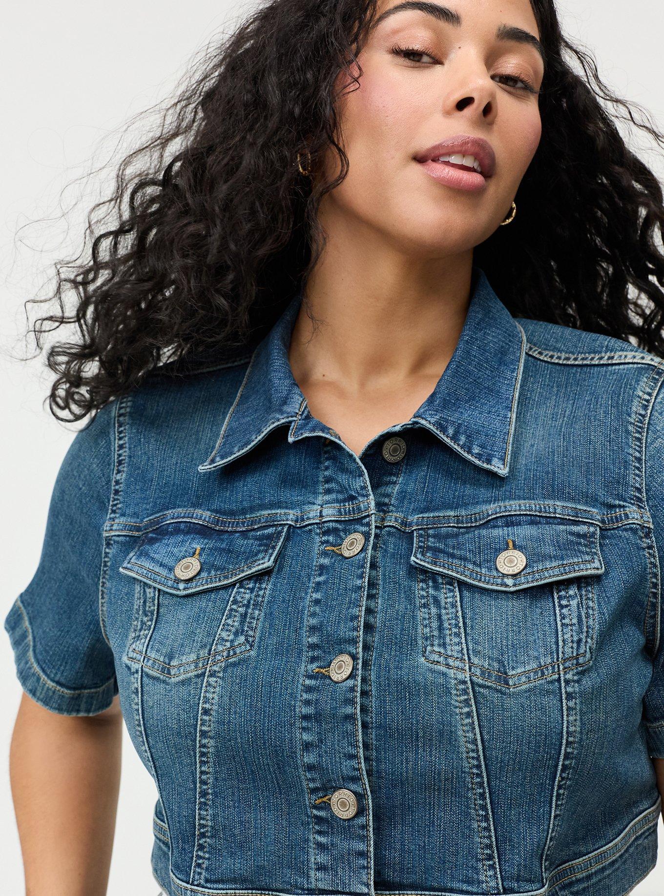 Short Sleeve Cropped Trucker, DRIVE THROUGH, alternate