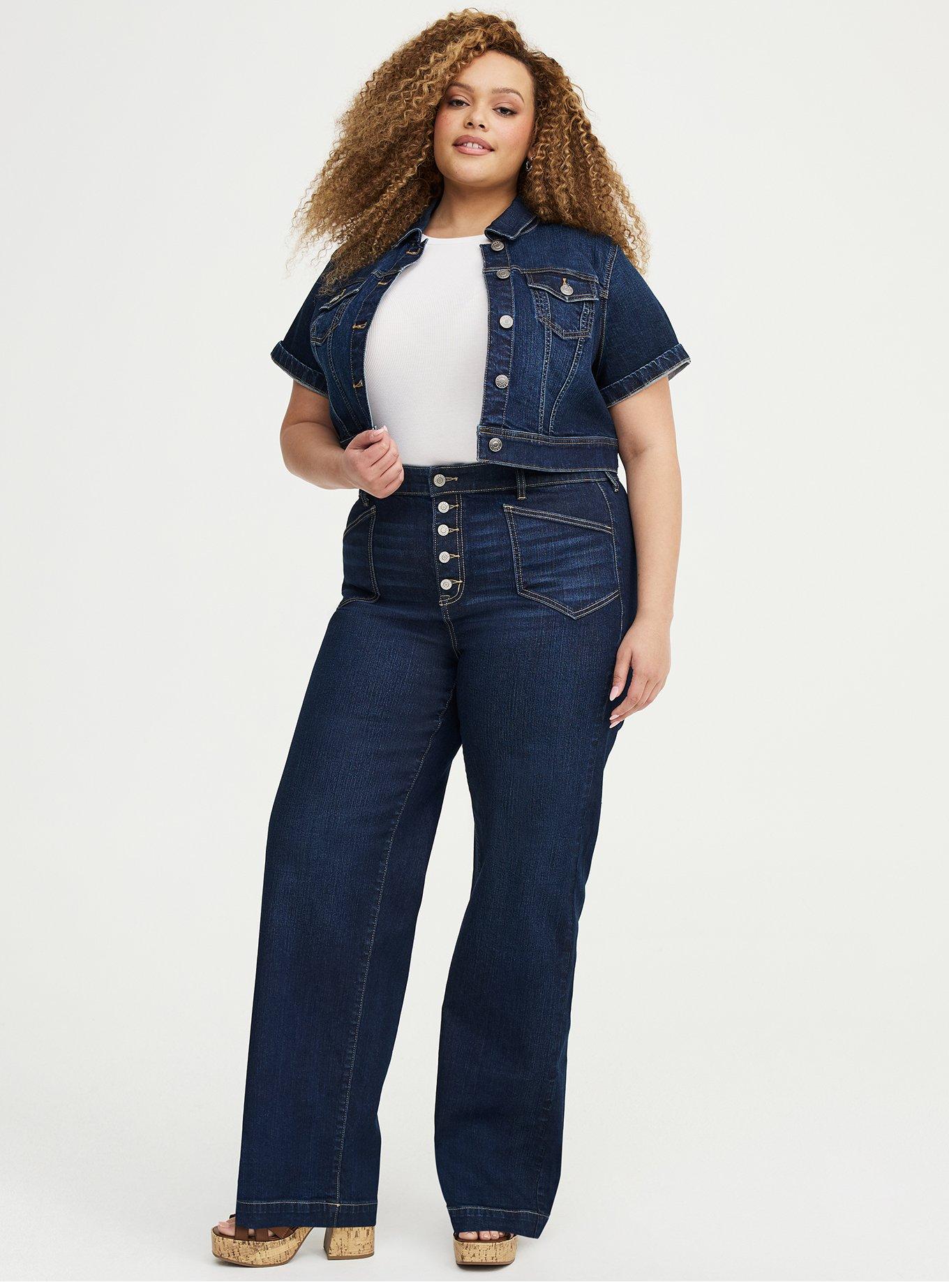 Short Sleeve Cropped Trucker, MAKING WAVES, alternate