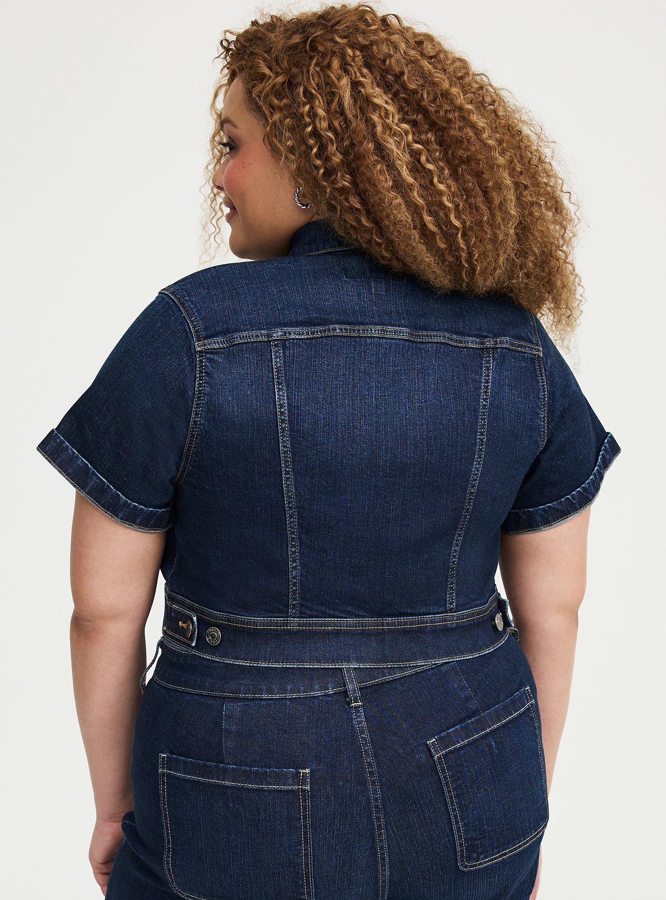 Short Sleeve Cropped Trucker, MAKING WAVES, alternate