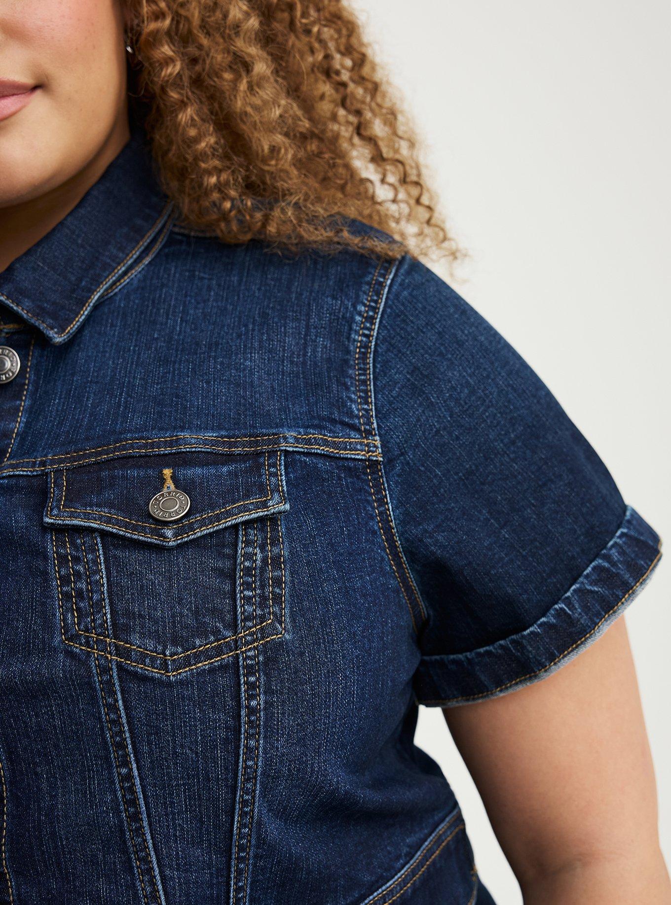 Short Sleeve Cropped Trucker, MAKING WAVES, alternate