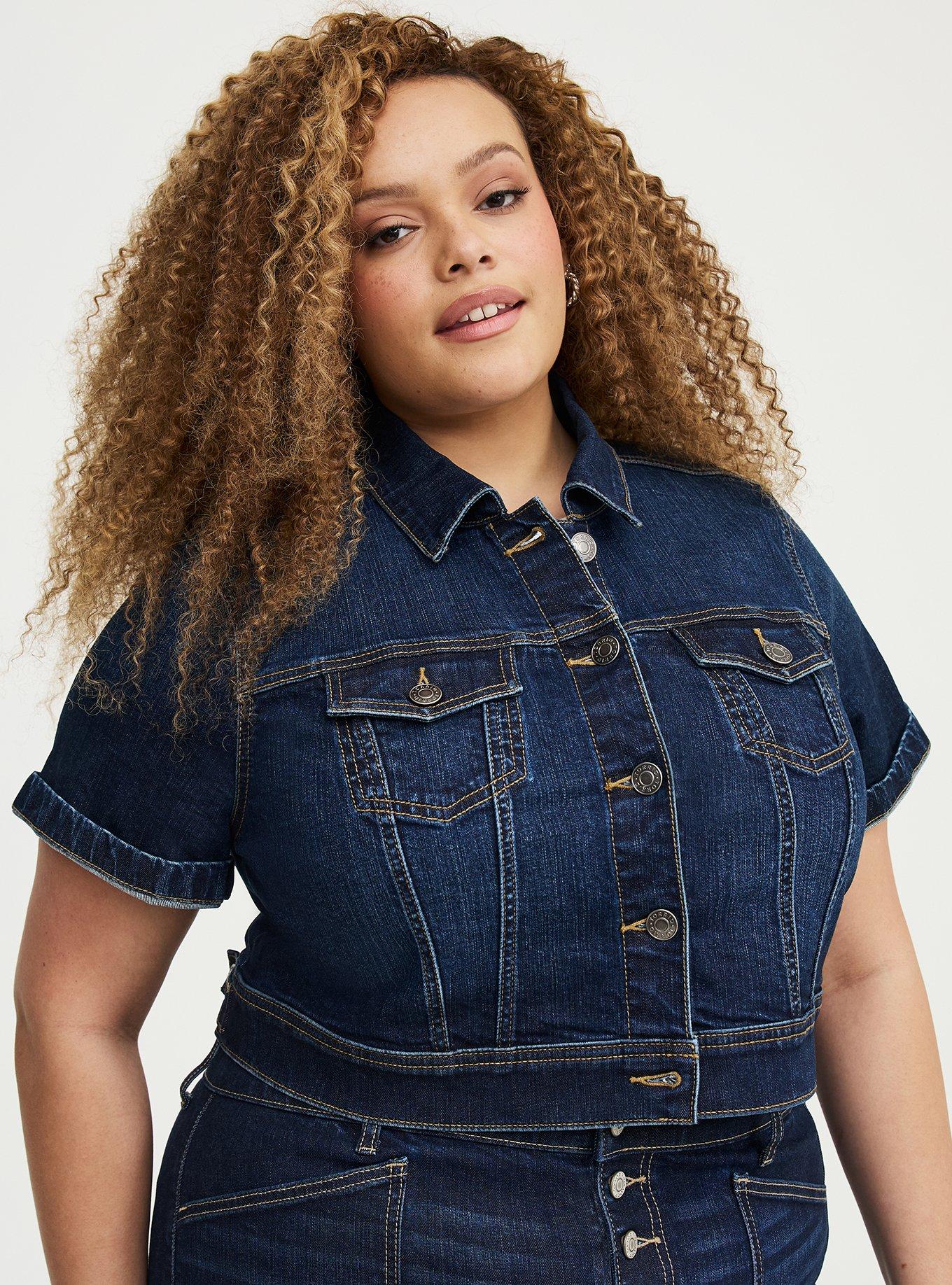 Short Sleeve Cropped Trucker, MAKING WAVES, alternate