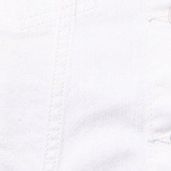 Short Sleeve Cropped Trucker, NEW WHITE, swatch