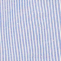 Cotton Rhinestone Blouse, BLAIR STRIPE DEEP ULTRAMARINE WHITE, swatch