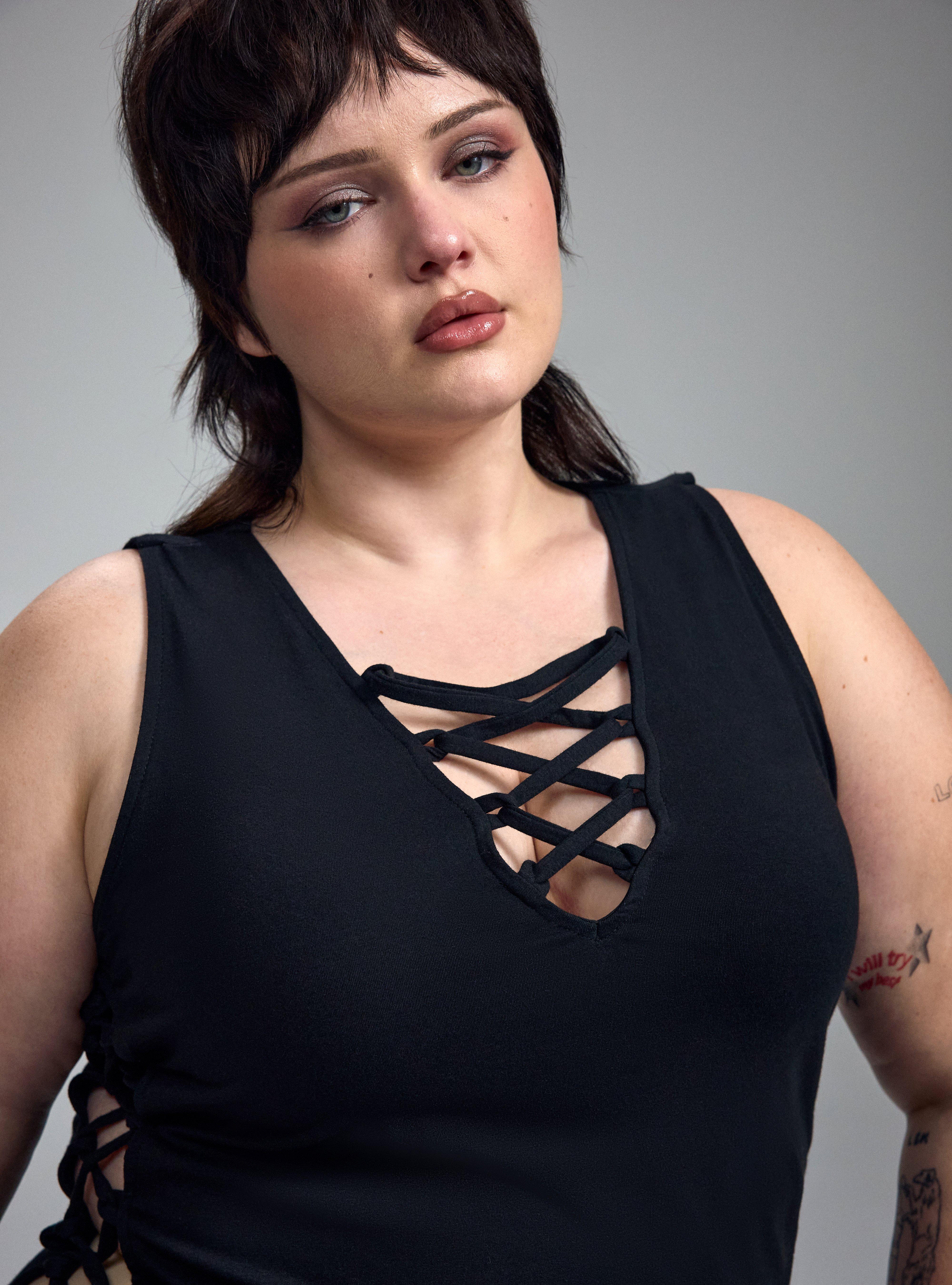 Nightfall Strappy Bodycon Mini Dress, DEEP BLACK, alternate