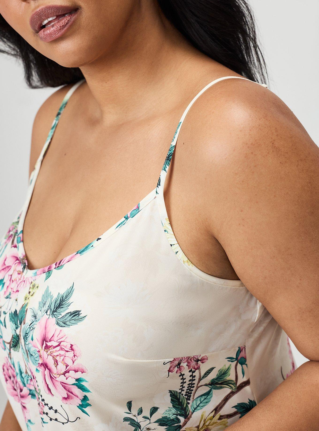 Studio Slip Maxi Dress, FRESCO GARDEN FLORAL IVORY, alternate