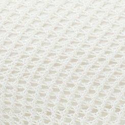 Studio Metallic Open Knit Bandeau Top, SILVER, swatch