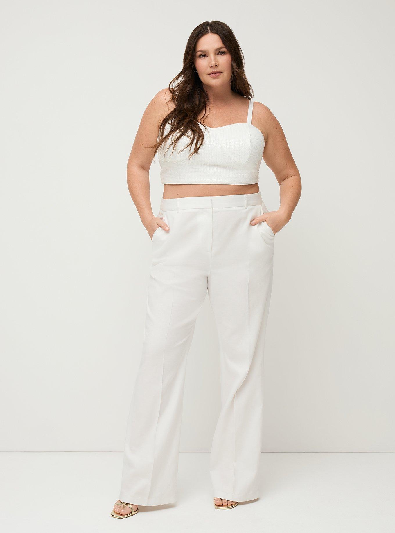 Studio Sequin Corset Bustier, BLANC DE BLANC, alternate