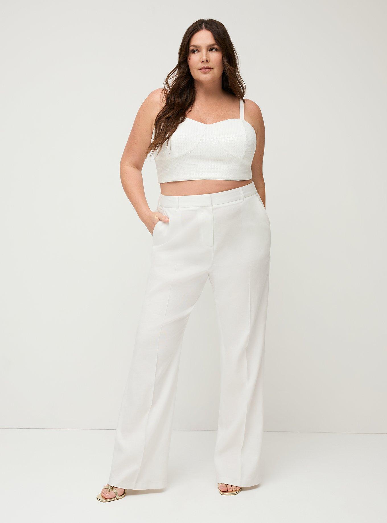 Studio Sequin Corset Bustier, BLANC DE BLANC, alternate