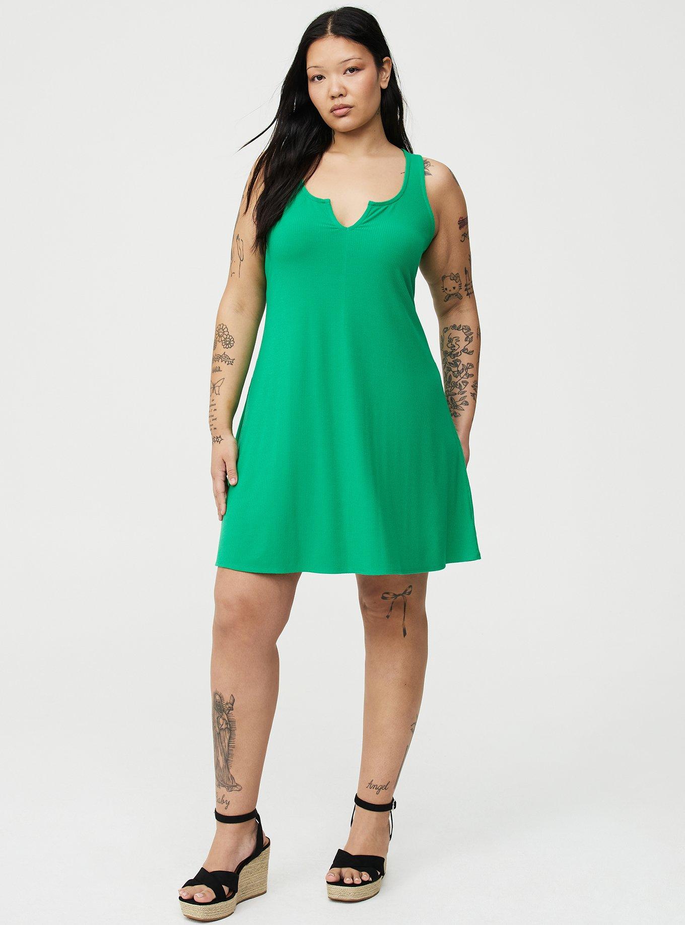 Super Soft RIb Mini Dress, JELLY BEAN, alternate