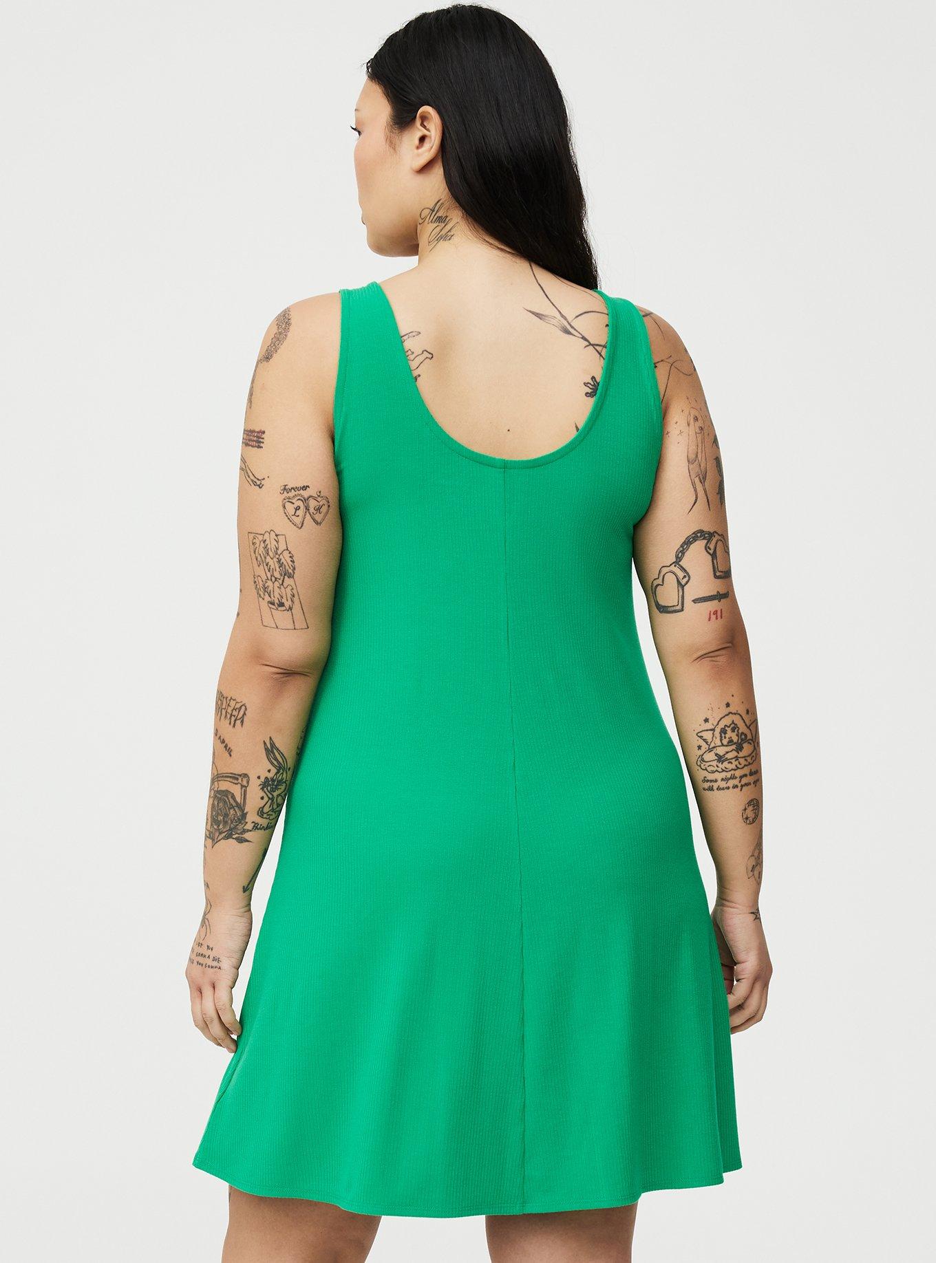 Super Soft RIb Mini Dress, JELLY BEAN, alternate