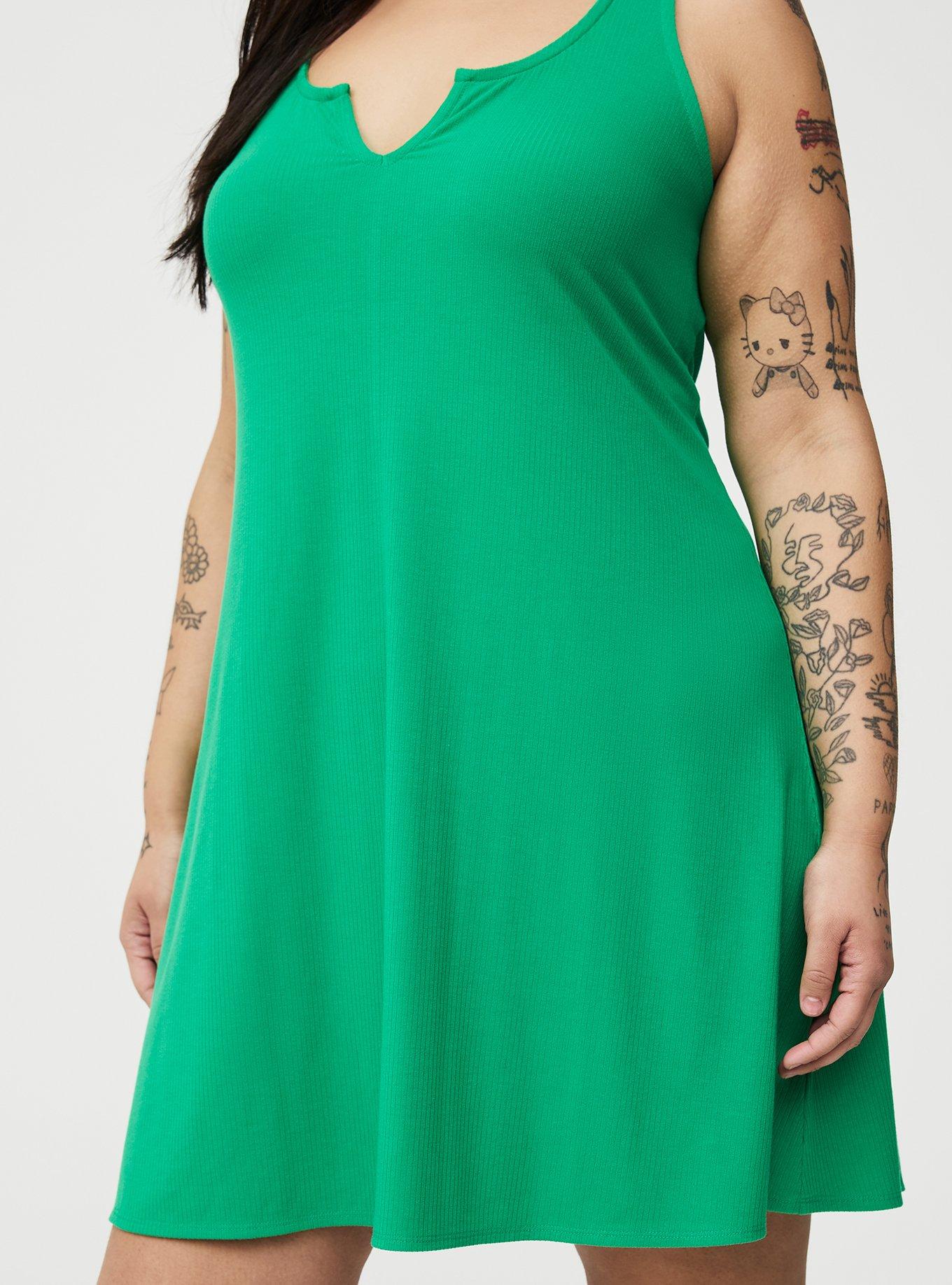 Super Soft RIb Mini Dress, JELLY BEAN, alternate