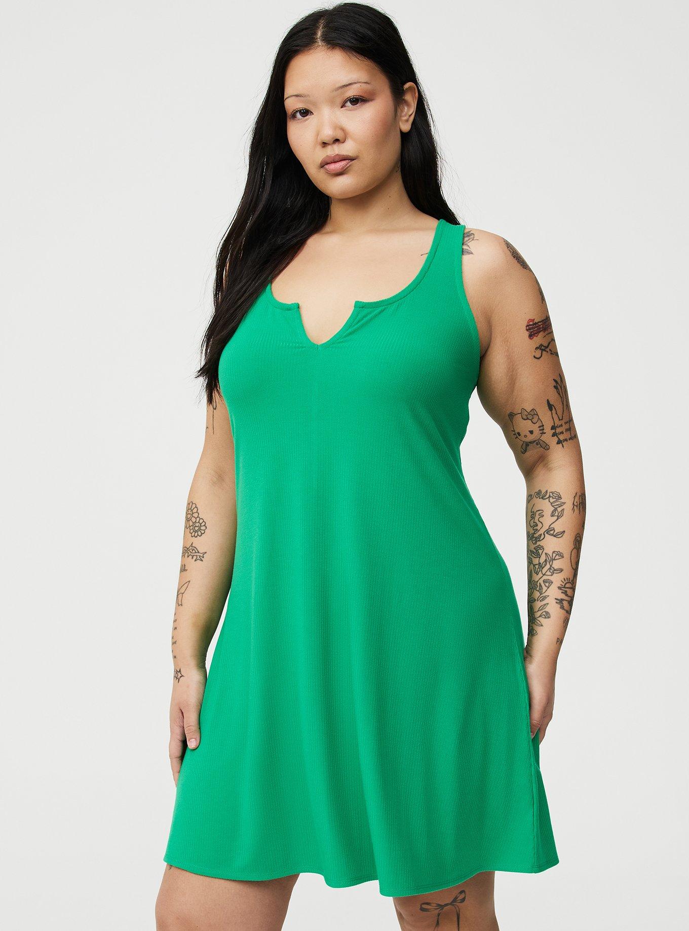 Super Soft RIb Mini Dress, JELLY BEAN, hi-res