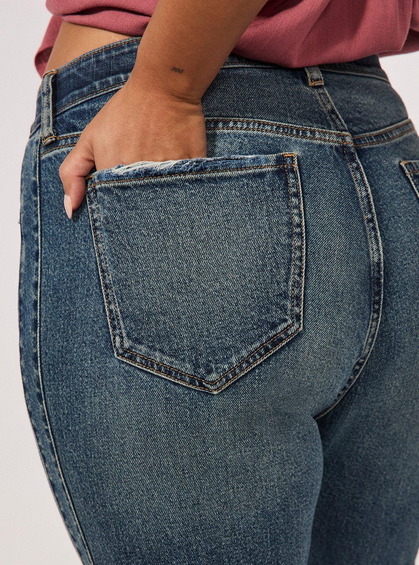 Plus Size Festi Sky High Super Flare Jean, RUSTY NAIL, alternate