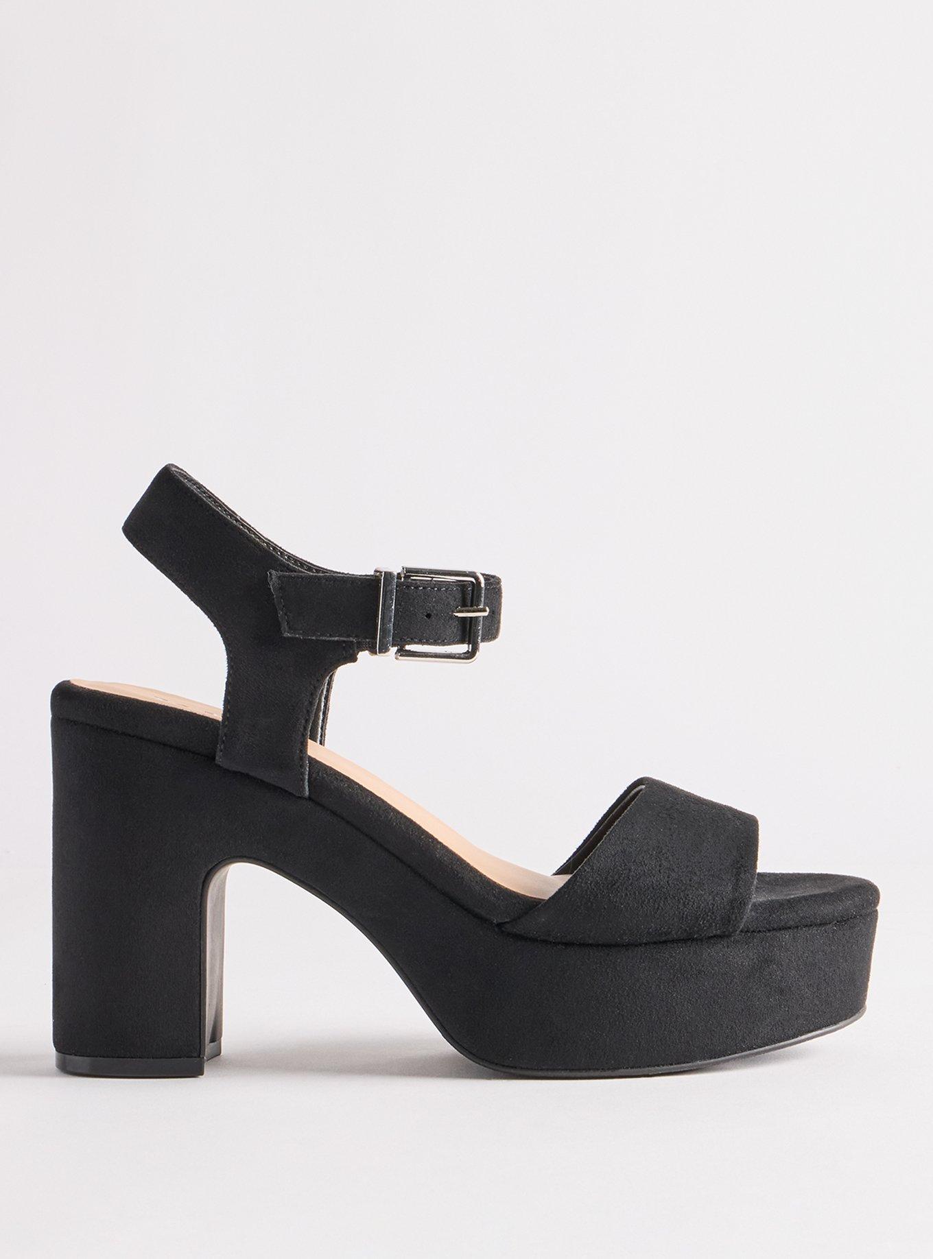 Platform Heeled Sandal (WW), BLACK, alternate