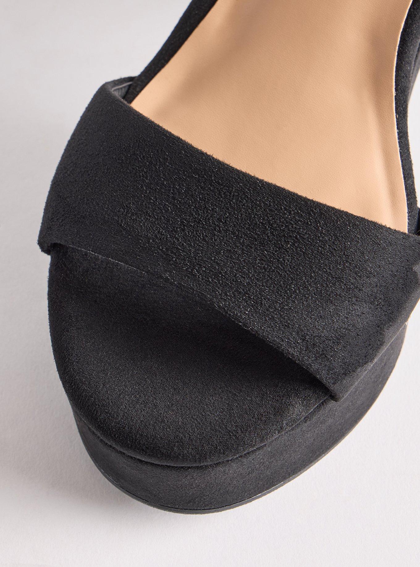 Platform Heeled Sandal (WW), BLACK, alternate