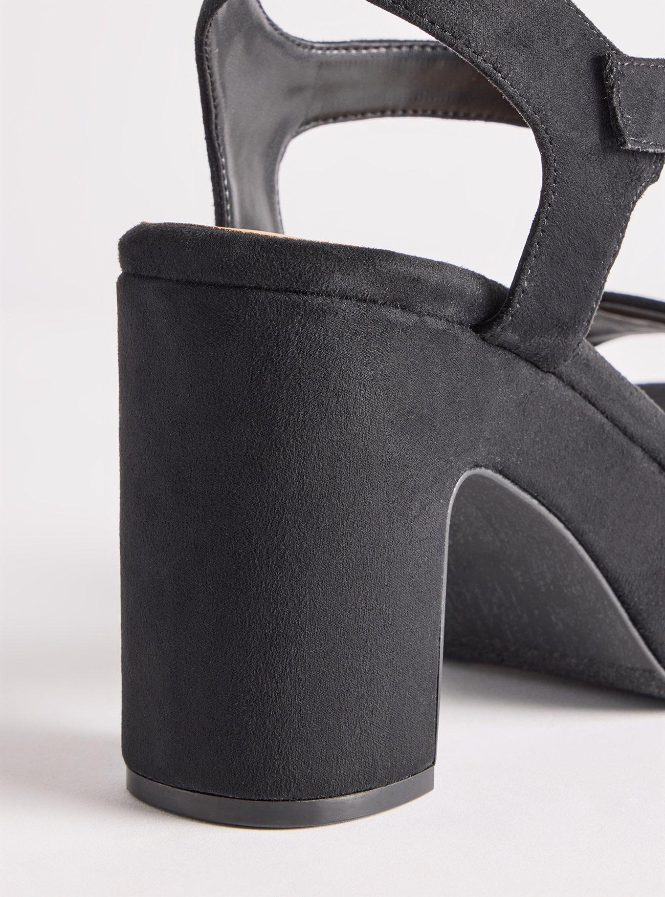 Platform Heeled Sandal (WW), BLACK, alternate