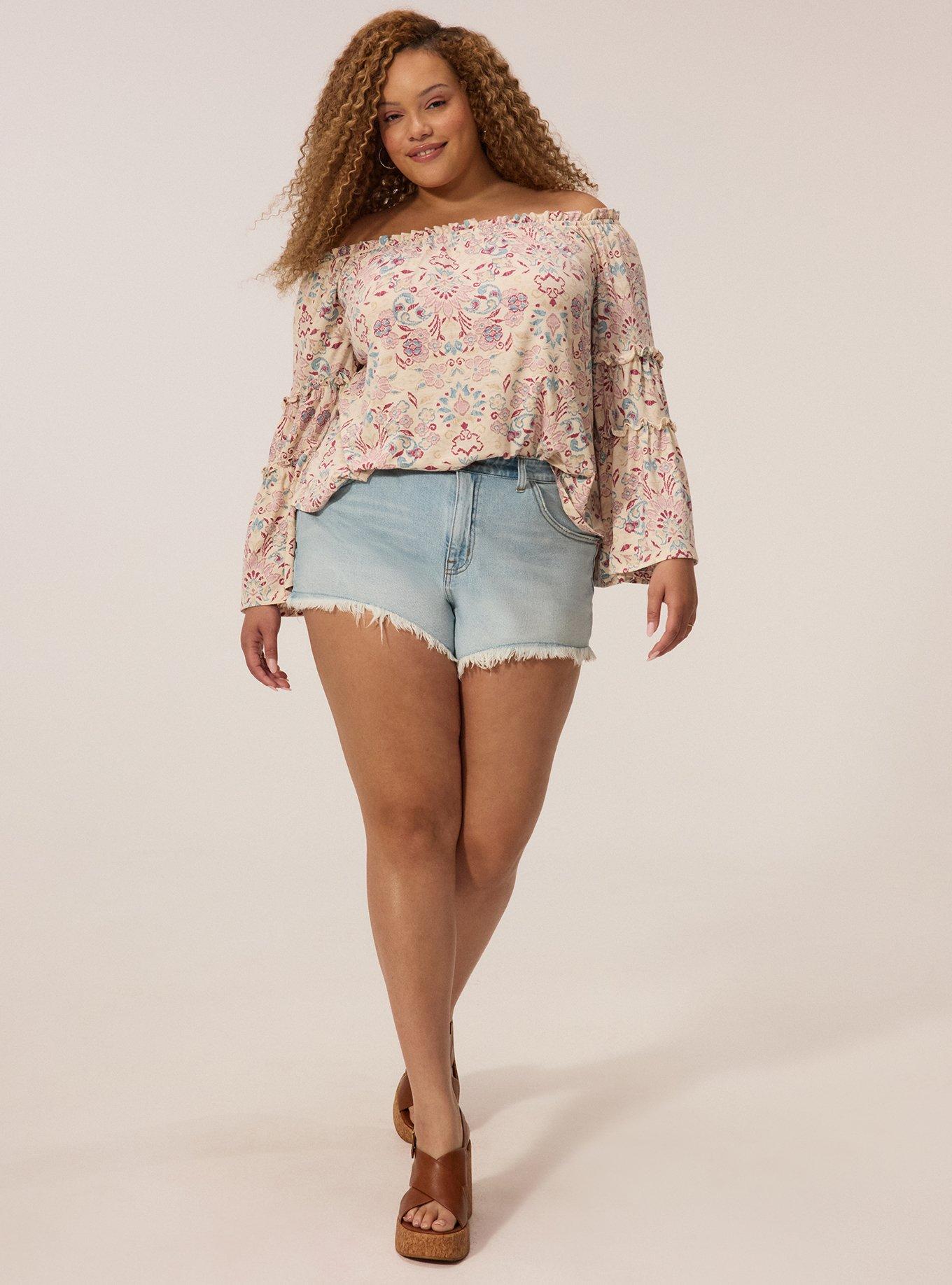 Festi Off-Shoulder Top, TARYN FOULARD MULTI, alternate