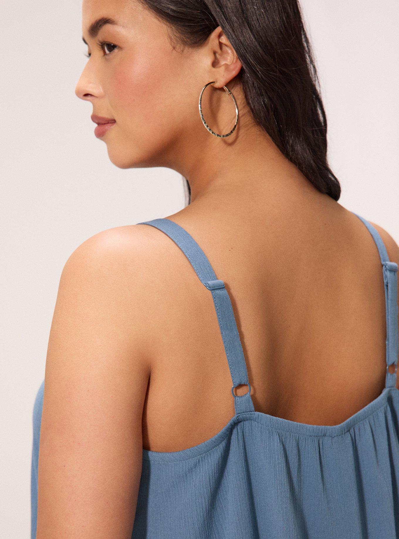 Festi Lace Detail Strappy Cami, BLUEFIN, alternate