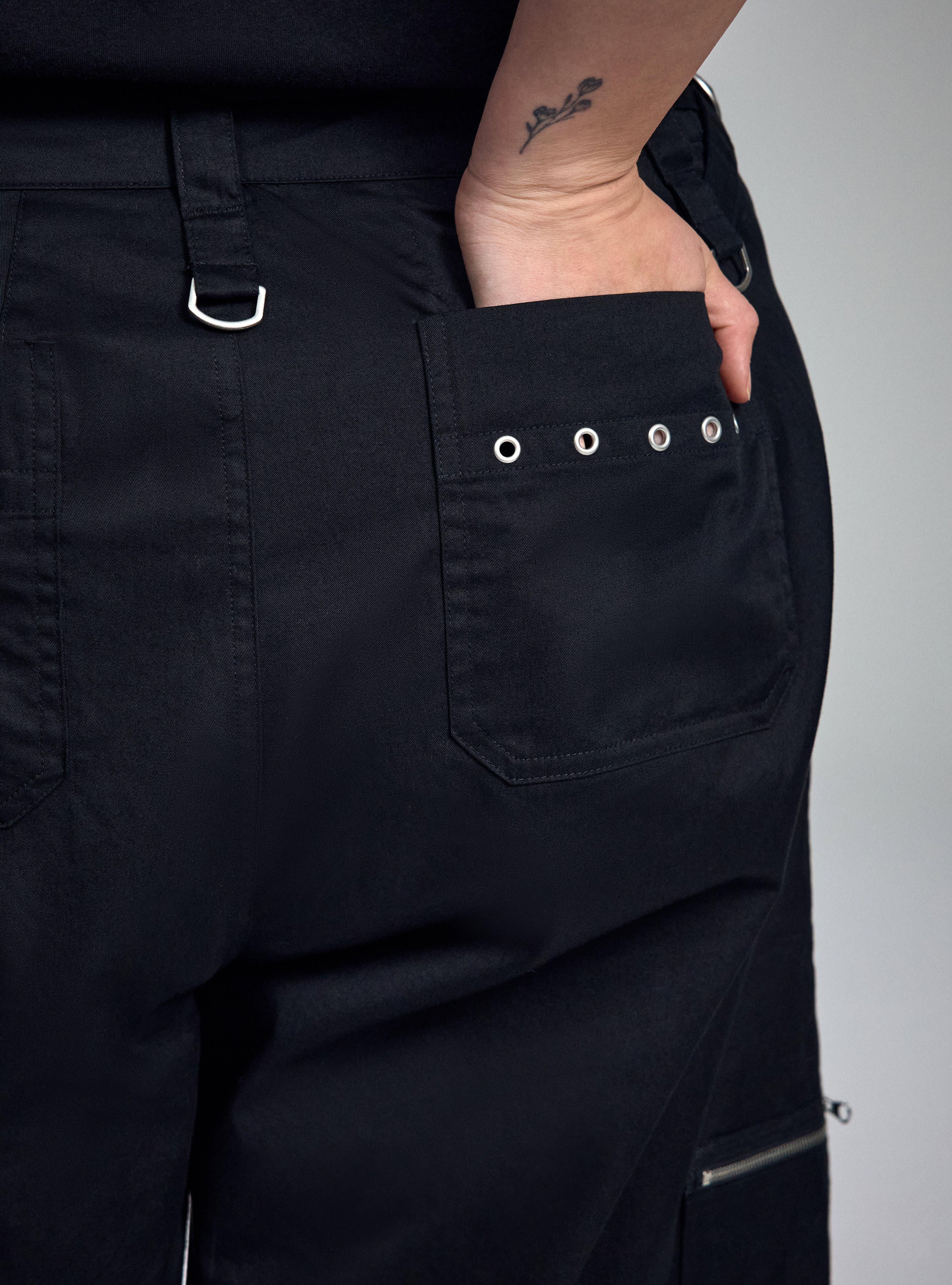 Nightfall Strappy Jort, DEEP BLACK, alternate