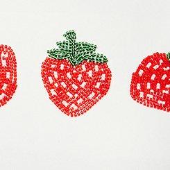 French Terry Drop Shoulder Relaxed Sweatshirt, STRAWBERRY BEADS WHISPER WHITE, swatch